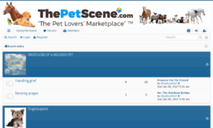 Forum.thepetscene.com thumbnail