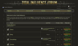 Forum.totalinfluenceonline.com thumbnail