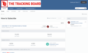 Forum.tracking-board.com thumbnail