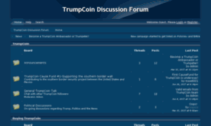 Forum.trumpcoin.com thumbnail