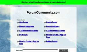 Forumcommunity.com thumbnail