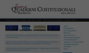 Forumcostituzionale.it thumbnail