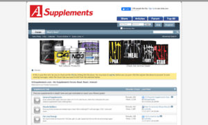 Forums.a1supplements.com thumbnail