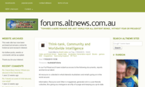 Forums.altnews.com.au thumbnail