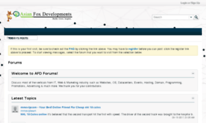 Forums.asianfoxdevelopments.com thumbnail