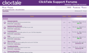 Forums.clicktale.com thumbnail