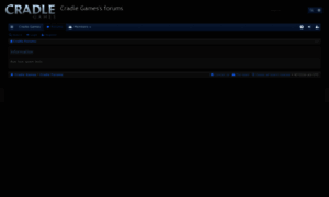 Forums.cradlegames.com thumbnail