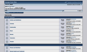 Forums.escapefromelba.com thumbnail