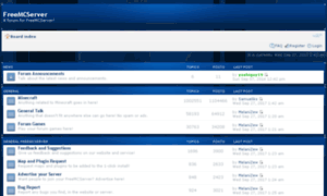 Forums.freemcserver.com thumbnail