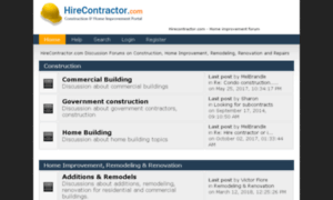 Forums.hirecontractor.com thumbnail