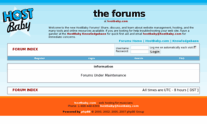 Forums.hostbaby.com thumbnail