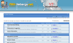 Forums.max-hebergs.net thumbnail