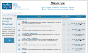 Forums.modem-help.co.uk thumbnail