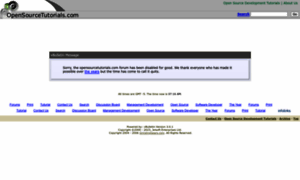Forums.opensourcetutorials.com thumbnail