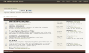 Forums.parkerguitars.com thumbnail