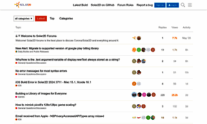 Forums.solar2d.com thumbnail