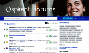 Forums.spirent.com thumbnail