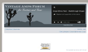 Forums.vintageamps.com thumbnail