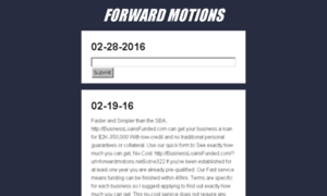 Forwardmotions.net thumbnail