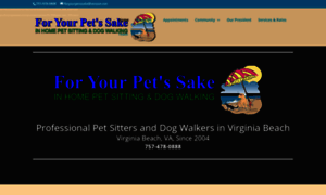 Foryourpetssake.com thumbnail