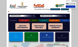 Foscos.fssai.gov.in thumbnail