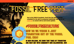 Fossilfreefest.org thumbnail