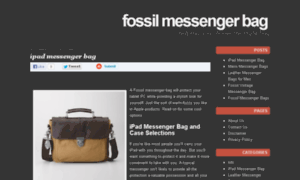 Fossilmessengerbag.com thumbnail