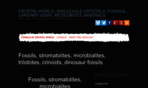 Fossils.crystal-world.com thumbnail