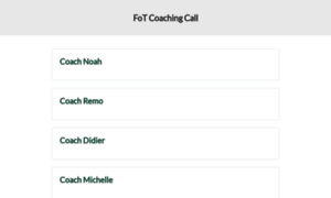 Fot-coaching-call.youcanbook.me thumbnail