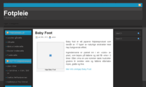 Fotpleie.net thumbnail