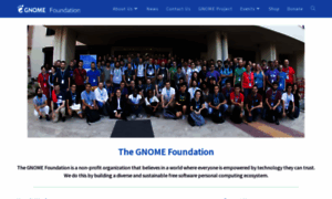 Foundation.gnome.org thumbnail