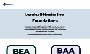 Foundations.morningbrew.com thumbnail