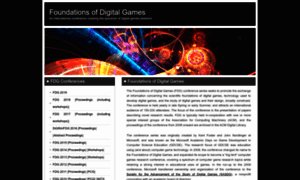 Foundationsofdigitalgames.org thumbnail