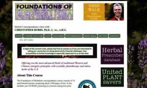 Foundationsofherbalism.com thumbnail