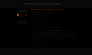 Foundationsofsignalprocessing.org thumbnail