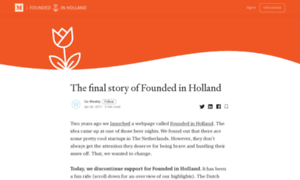 Foundedinholland.com thumbnail