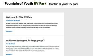 Fountainofyouthrvpark.com thumbnail