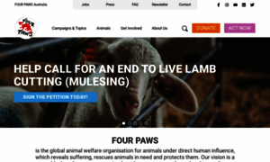 Four-paws.org.au thumbnail