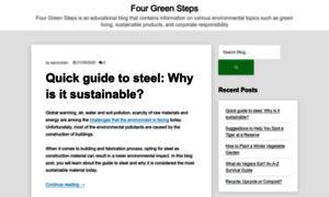 Fourgreensteps.com thumbnail