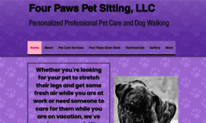 Fourpaws-petsitting.com thumbnail