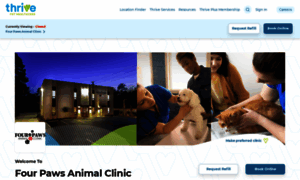 Fourpawsanimalclinic.com thumbnail