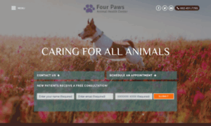 Fourpawsanimalhealthcenter.com thumbnail