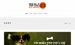 Fourpawsdogwalking.com thumbnail