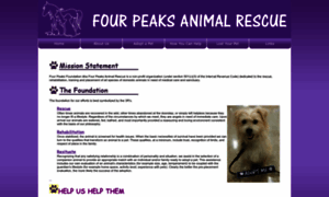 Fourpeaksanimalrescue.org thumbnail