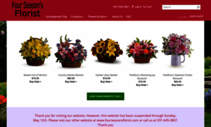 Fourseasonsfloristtn.com thumbnail