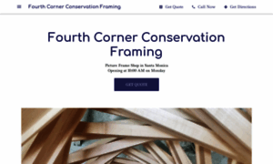 Fourth-corner-conservation-framing.business.site thumbnail