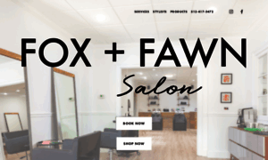 Foxandfawnsalon.com thumbnail