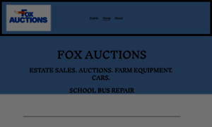 Foxauctioneering.com thumbnail