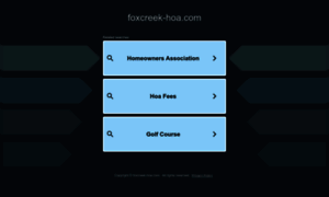 Foxcreek-hoa.com thumbnail