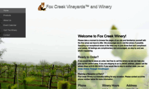 Foxcreekwinery.com thumbnail